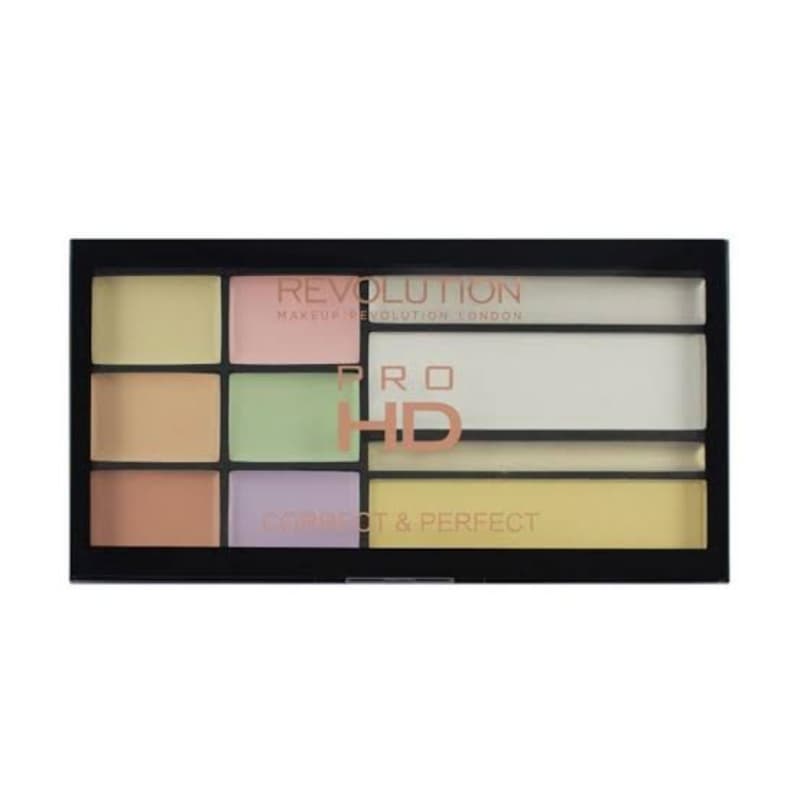 MAKEUP REVOLUTION PRO HD CORRECT & PERFECT CONCEALER PALETTE
 WITH HIGHLIGH