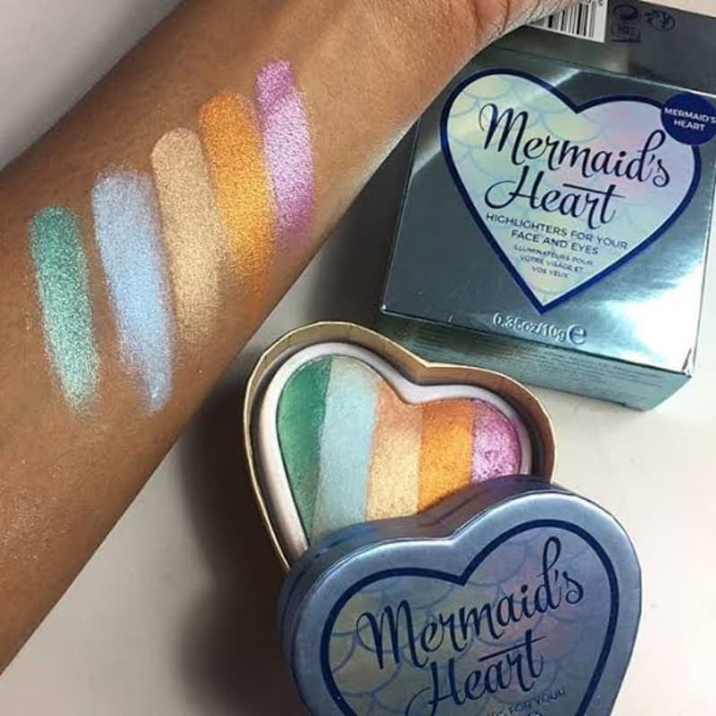 Revolution Mermaid's Heart Triple Baked Highlighter

Shades can be used in