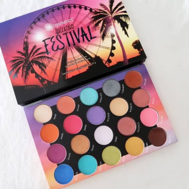 BH Cosmetics Weekend Festival Eyeshadow Palette

Capture the glam spirit of