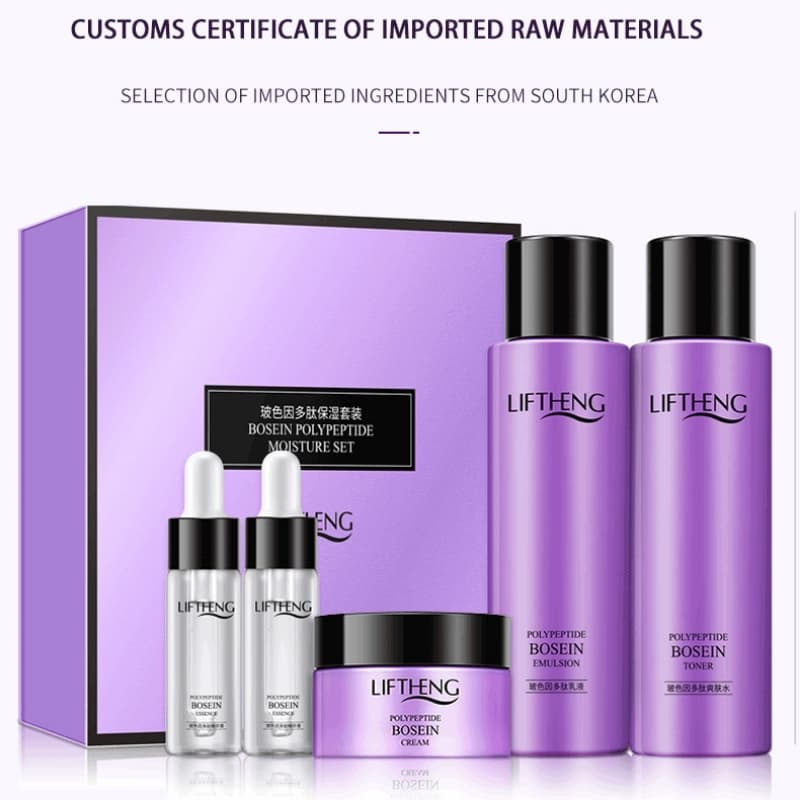 LIFTHENG natural plant extracts skin whitening and lightening 4 piece skin 